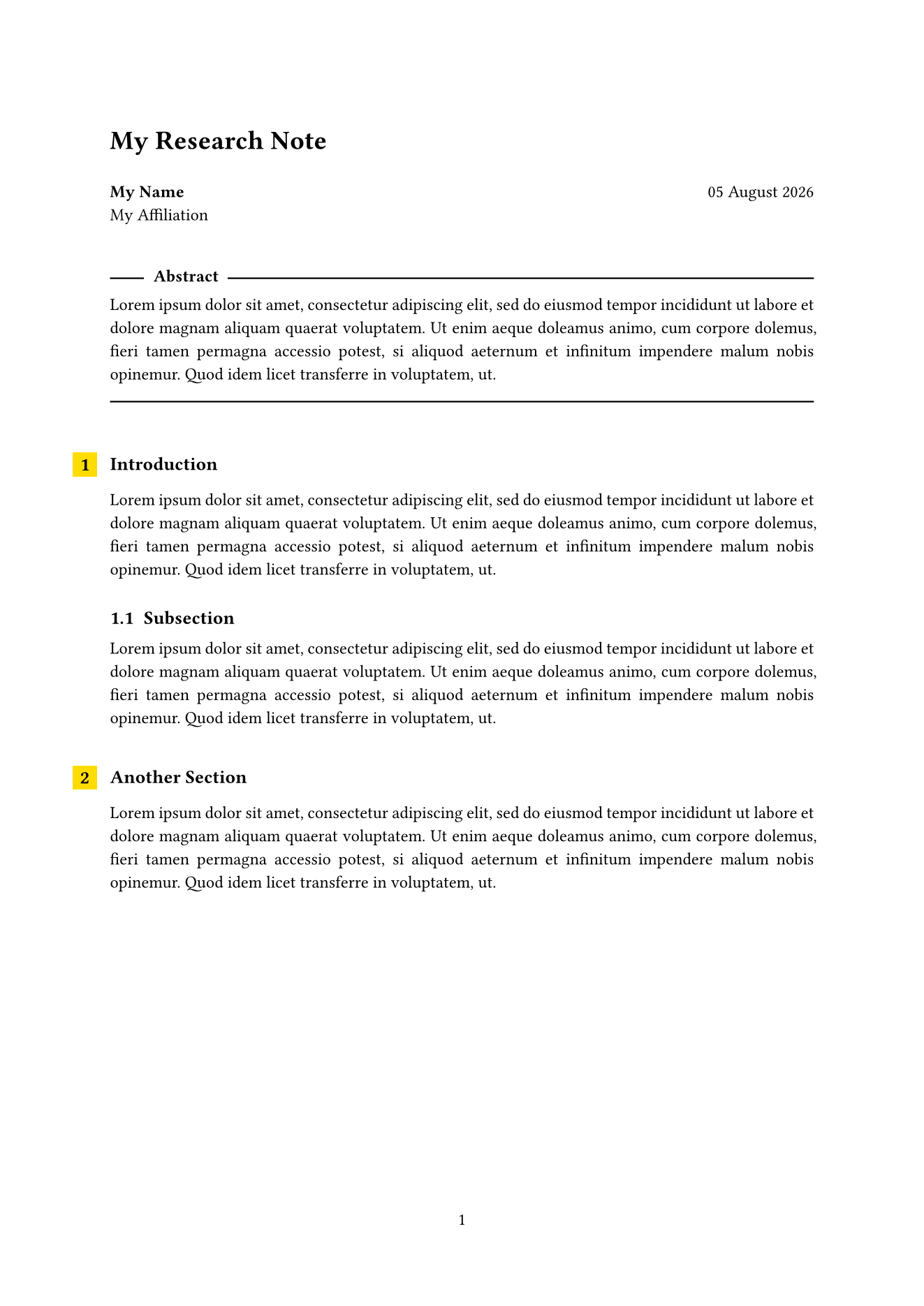 Research notes compiled from the bananote Typst Universe template